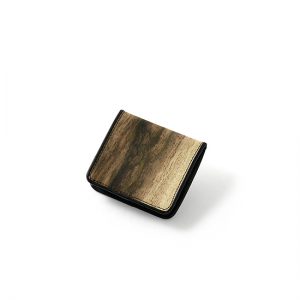 Change purse / Black persimmon / 8 × 7 × thickness 2.5cm